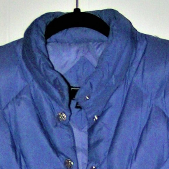 SKY BLUE DOWN FEATHER JACKET 8 - Picture 3 of 3